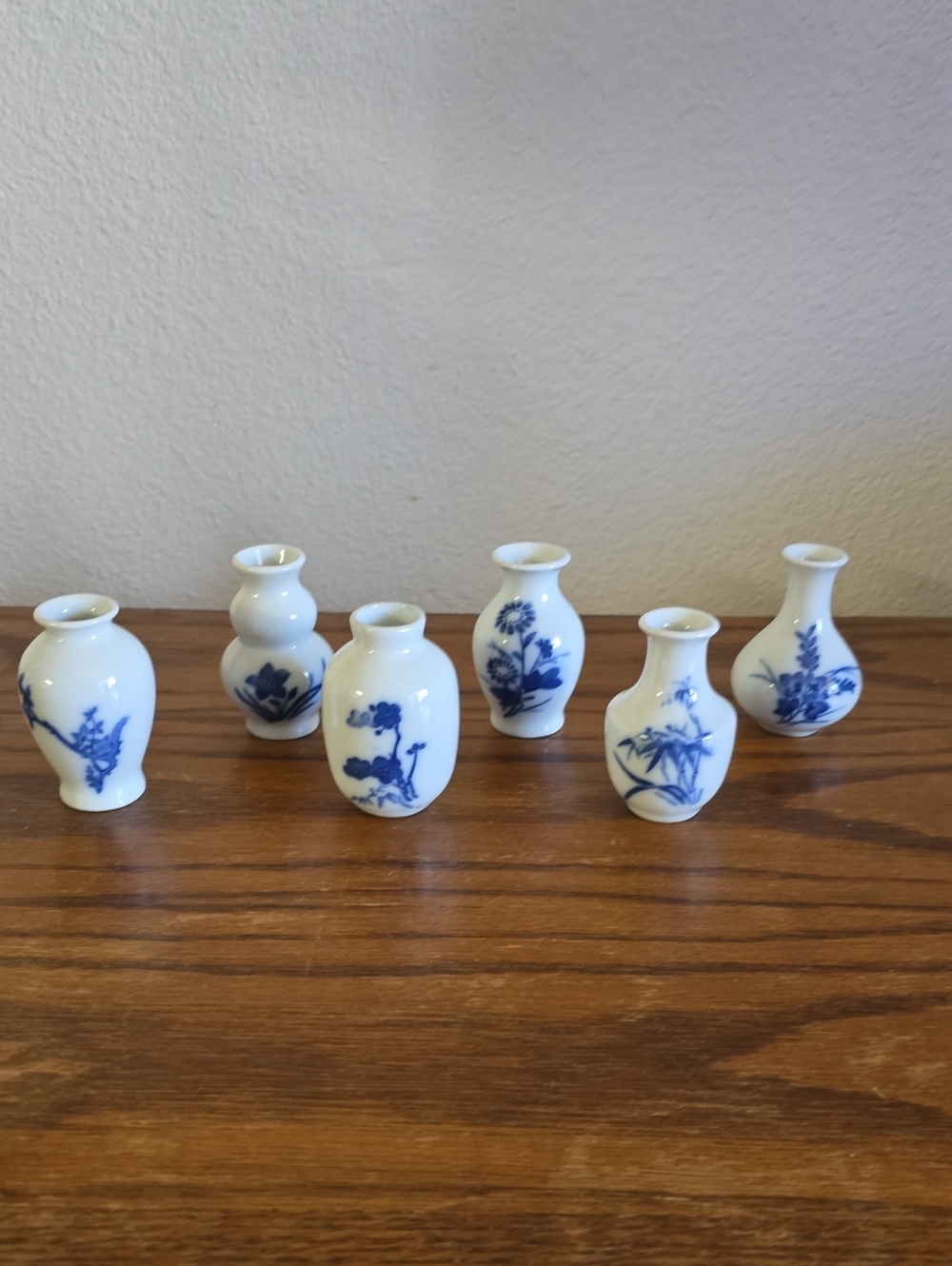 Kwang Dong Chinese Porcelain Mini Bud Vases - Set of 6